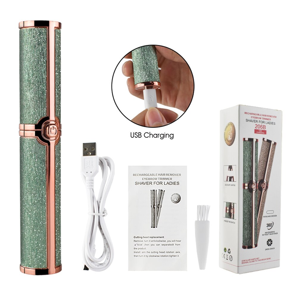 EpiTrim - Portable 2 In 1 Rechargable Epilator Eyebrow Trimmer