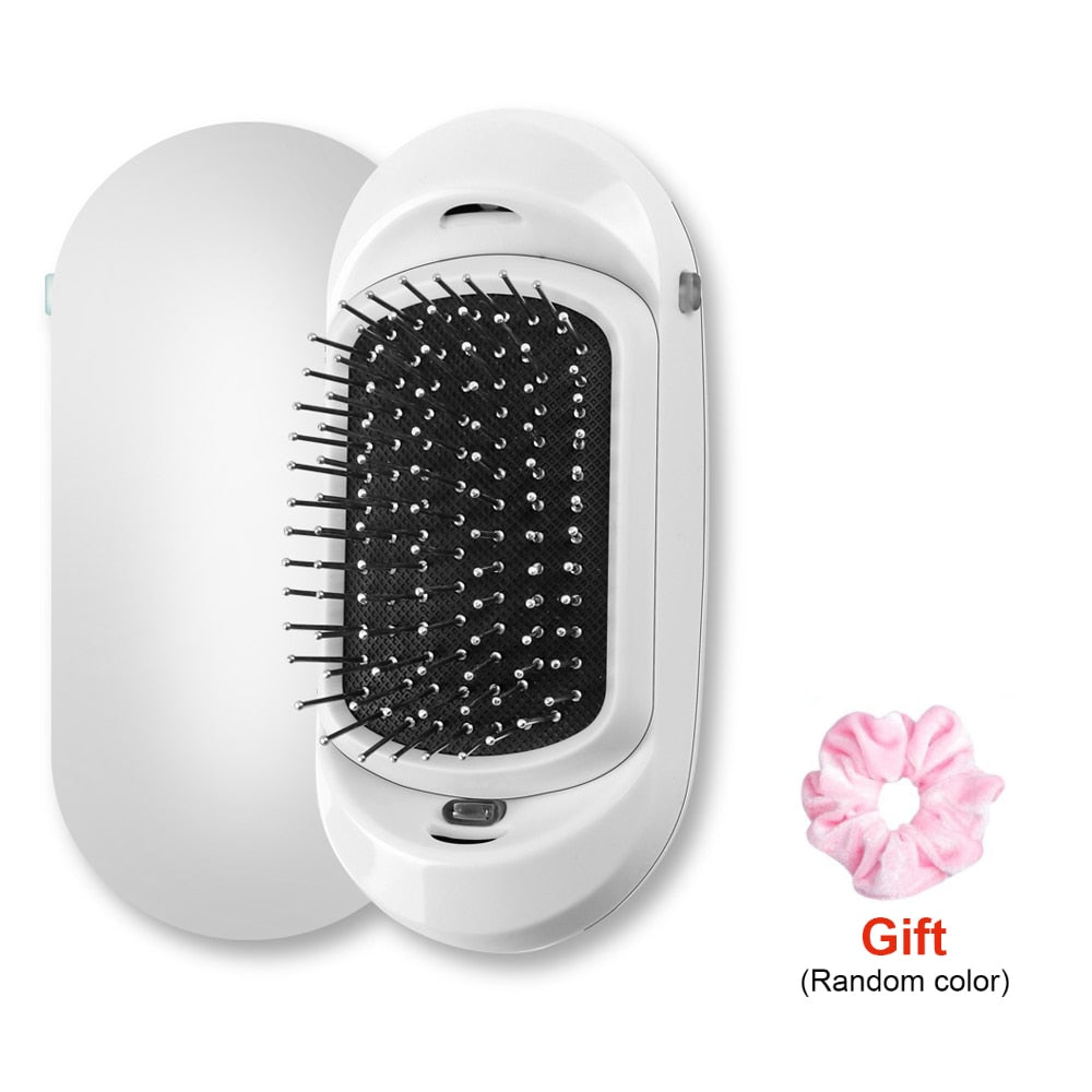 New! FrizzStop - Portable Electric Ionic Hairbrush