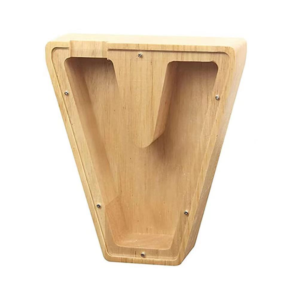 WOODEN ALPHABET PIGGY BANK