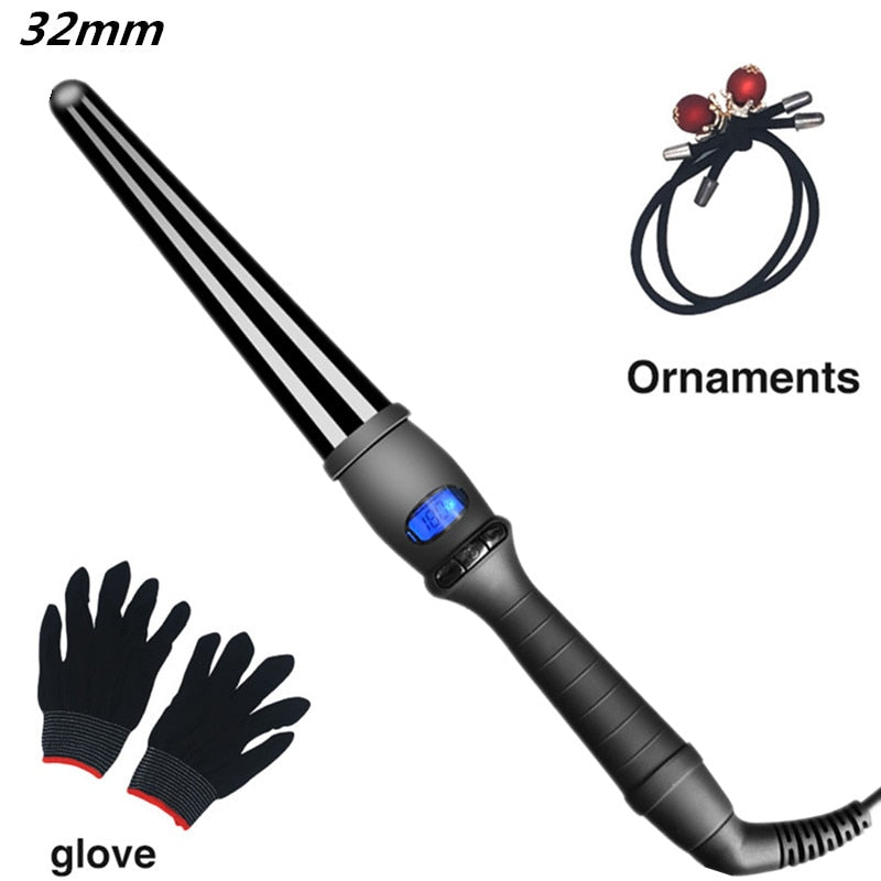 CERAMIC GLAZE CURLING WAND