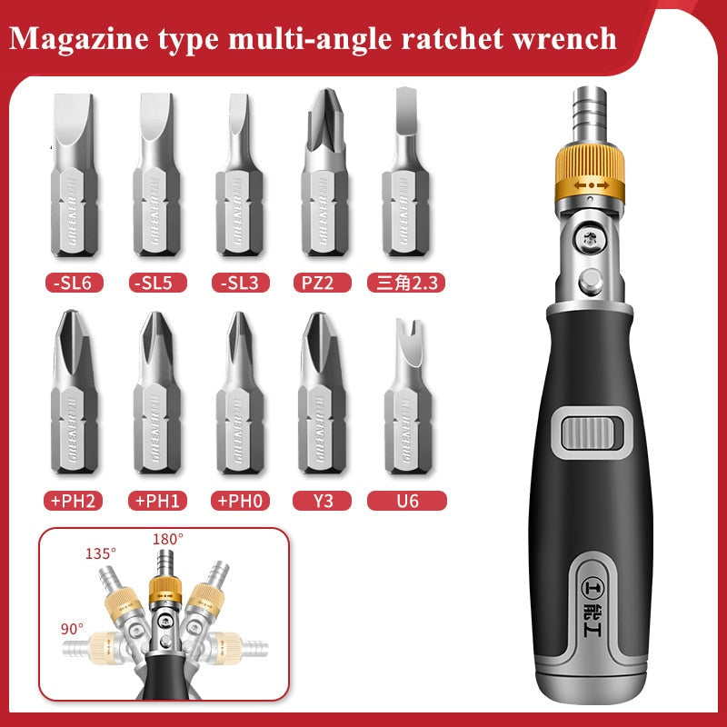 FlexiRatchet™️ 10-in-1 Screwdriver