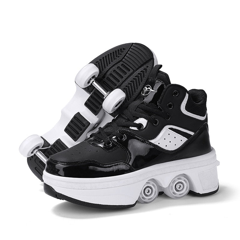 GliderKicks - 2 In 1 Deformation Roller Skate Shoe