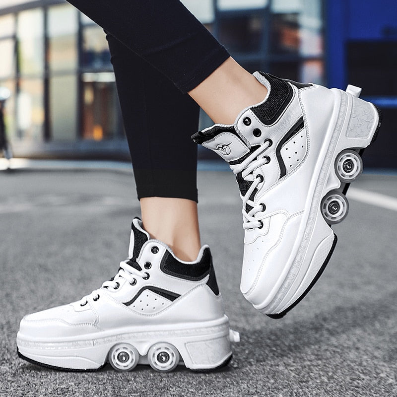 GliderKicks - 2 In 1 Deformation Roller Skate Shoe