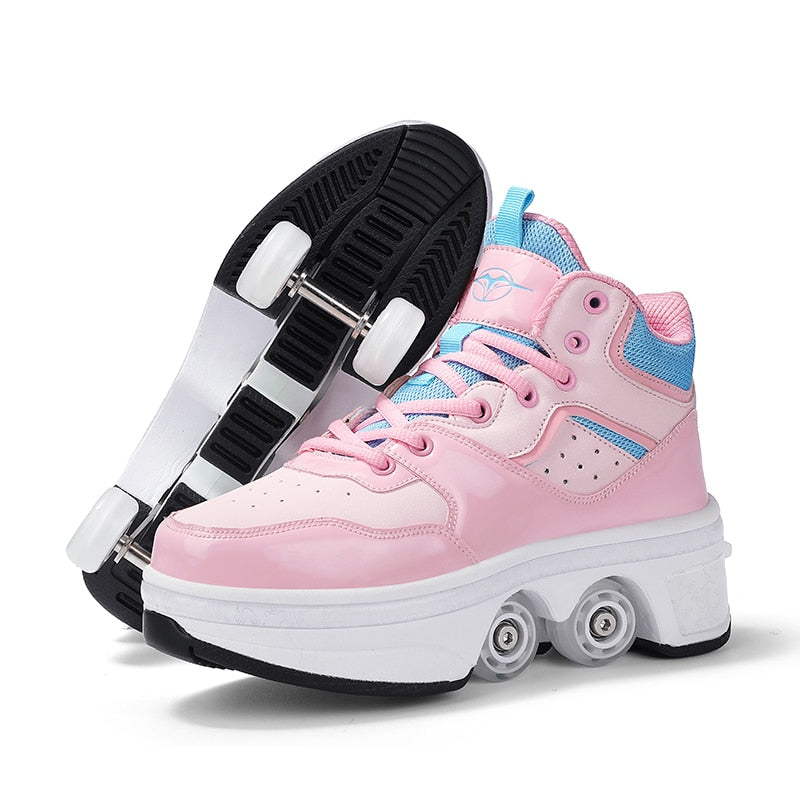 GliderKicks - 2 In 1 Deformation Roller Skate Shoe