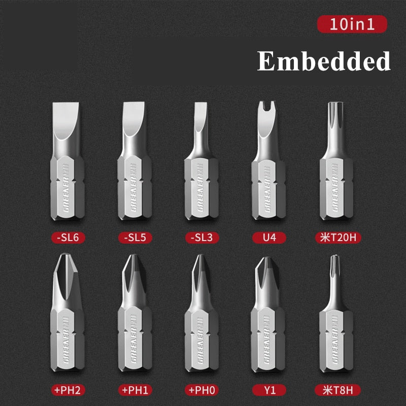 FlexiRatchet™️ 10-in-1 Screwdriver