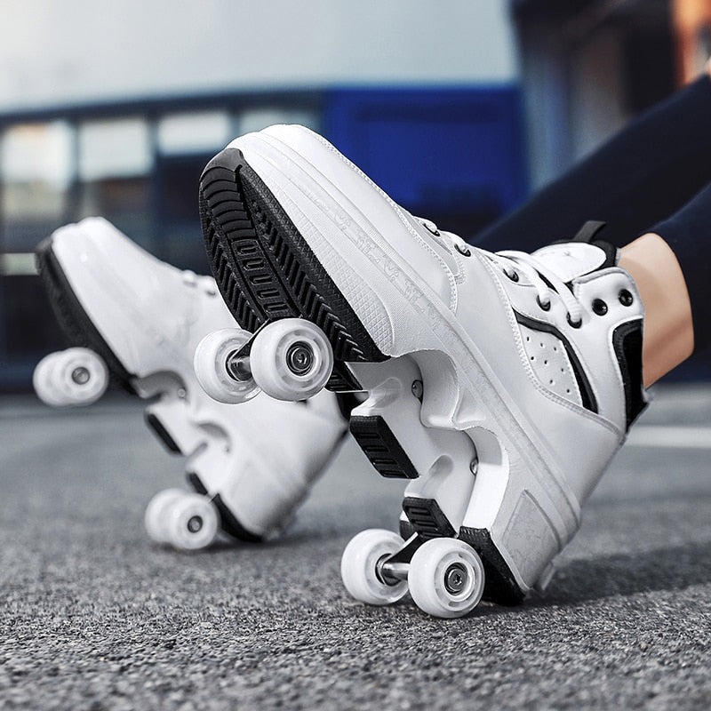 GliderKicks - 2 In 1 Deformation Roller Skate Shoe