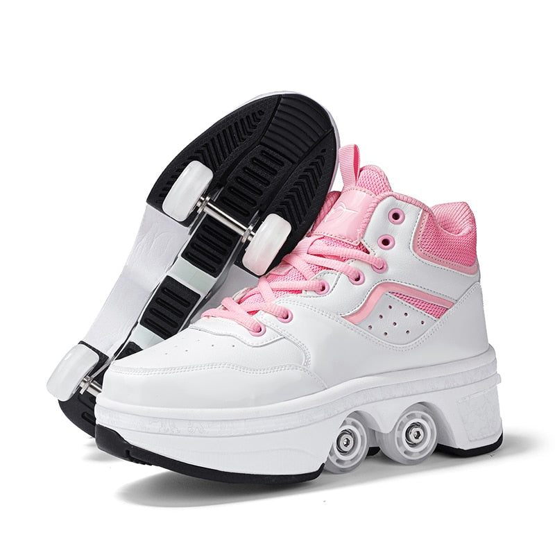 GliderKicks - 2 In 1 Deformation Roller Skate Shoe