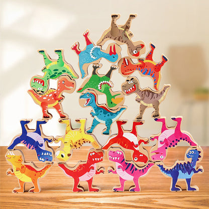 Stacked  Dinosaur Balancing Game
