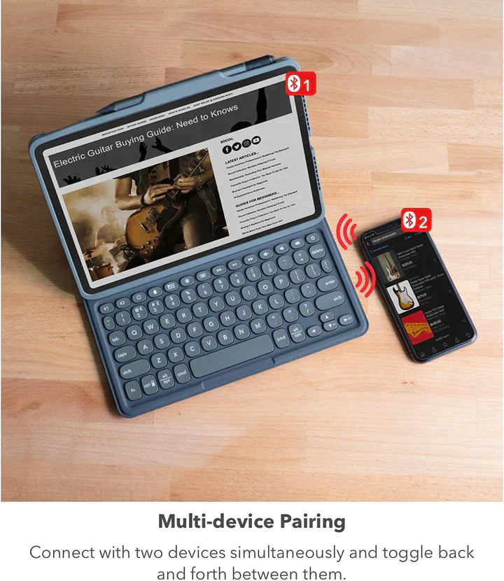 FlowCase - Wireless Bluetooth Keyboard Case For IPad