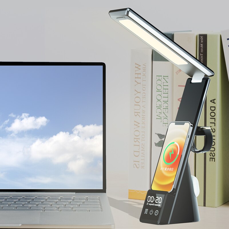 PowerGlow™ Multi-FuncTable Lamp Clock & Charger