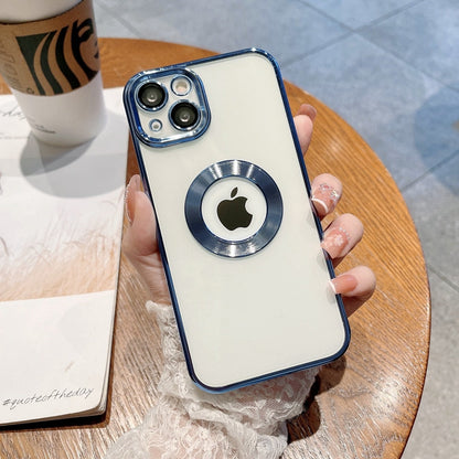 Luxury Transparent Electroplated iPhone Case