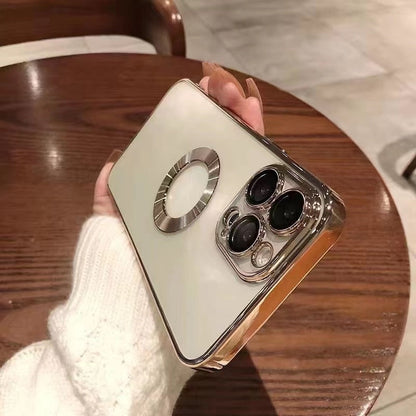 Luxury Transparent Electroplated iPhone Case
