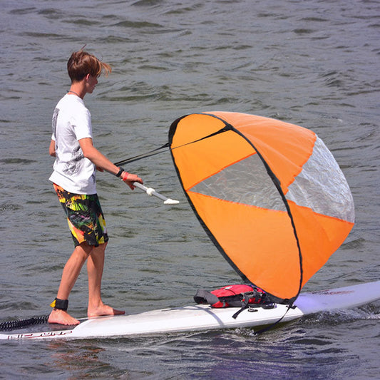 FOLDABLE KAYAK SAIL/ADVENTURE SAIL - HIT THE HIGH SEAS LIKE A PRO!