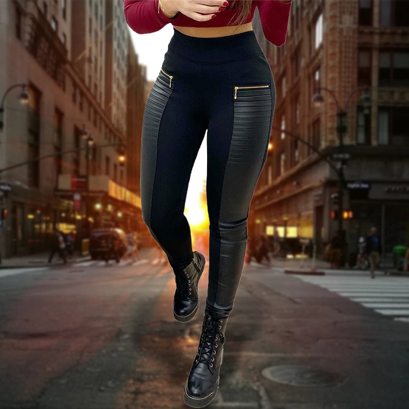 Faux Leather Leggings