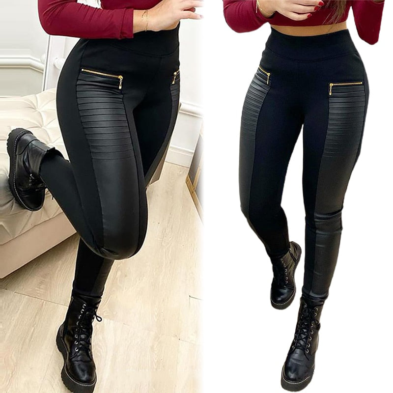 Faux Leather Leggings